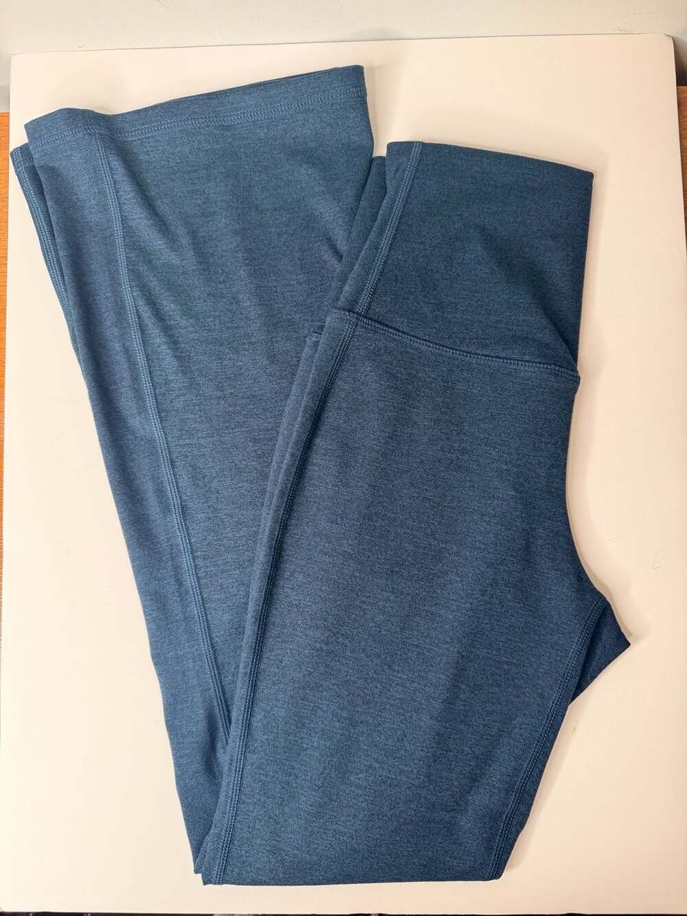 Quince Ultra-Soft Cropped Bootcut Pant Heather Navy XS